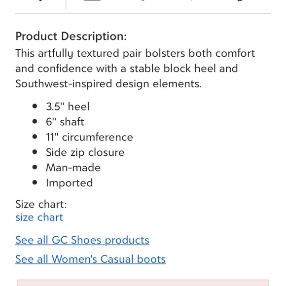 GC Shoes Brown Booties - Picture 2 of 7